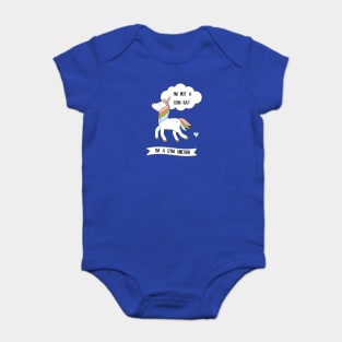 I'm not a gym rat - I'm a gym unicorn Baby Bodysuit